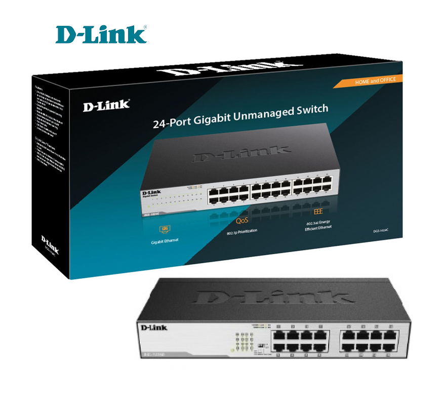 SWITCH 16 PUERTOS DGS-1016C D-LINK 10/100/1000 Mbps