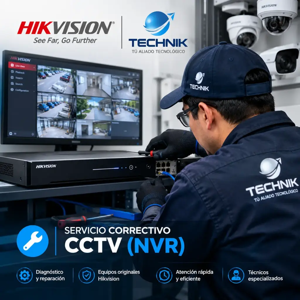 Servicio Correctivo CCTV (NVR)