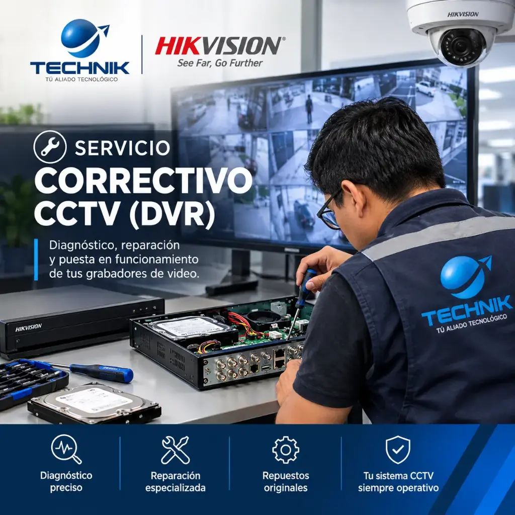 Servicio Correctivo CCTV (DVR)